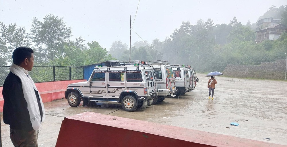 ताप्लेजुङको नयाँ बसपार्क सञ्चालनमा